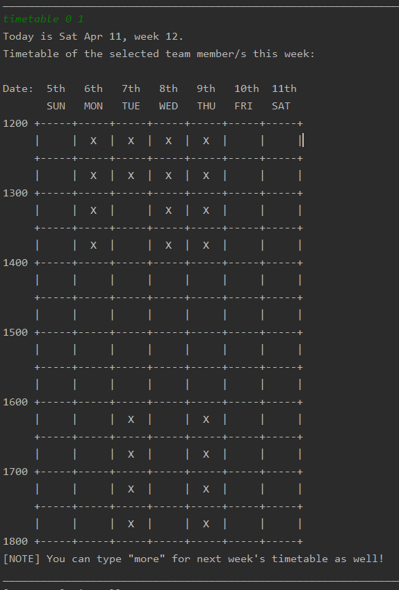 timetable 0 1